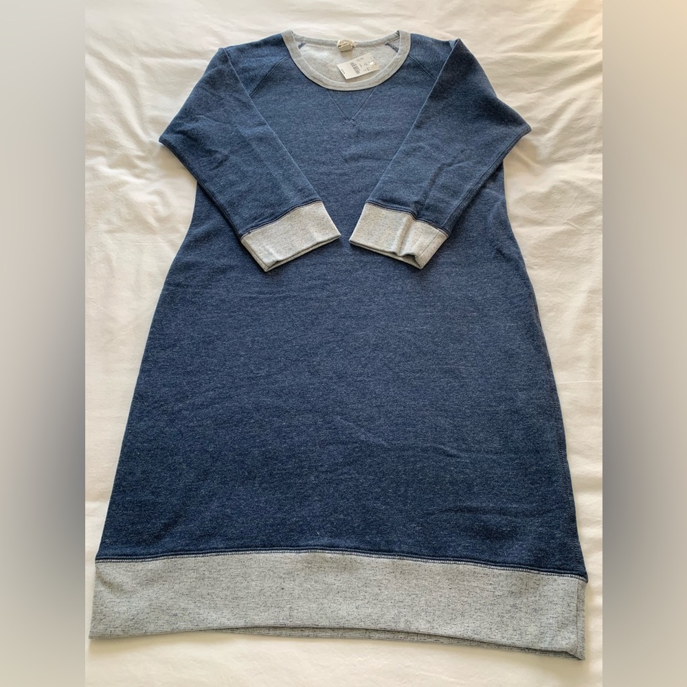 NWT! J.Crew Factory Sweatshirt Dress